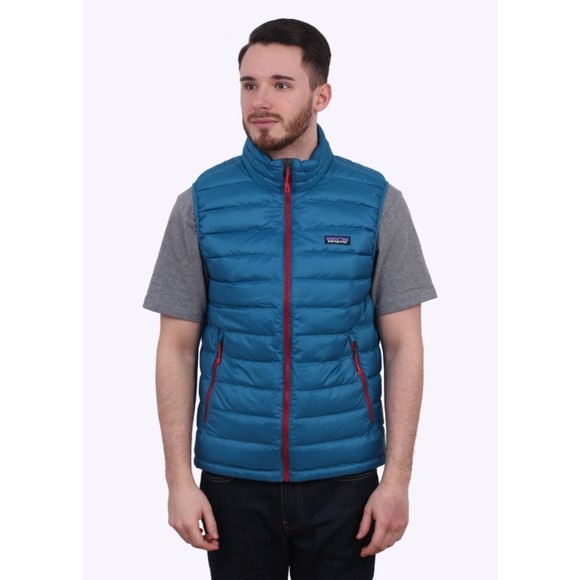 Patagonia Other - NWT Patagonia Men's Down Sweater Vest in Underwater Blue Small Water Repellent